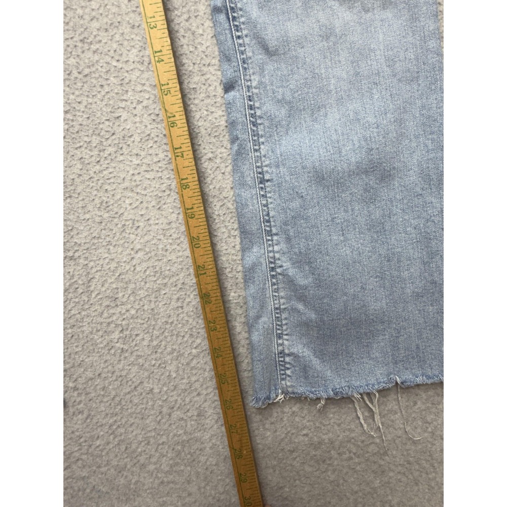 Citizens Of Humanity Isola Jeans Womens 31 Blue Mid Rise Stretch Bootcut Raw Hem - Picture 3 of 14